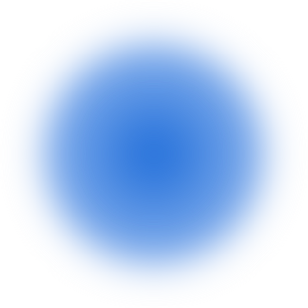 Blue circle blur element