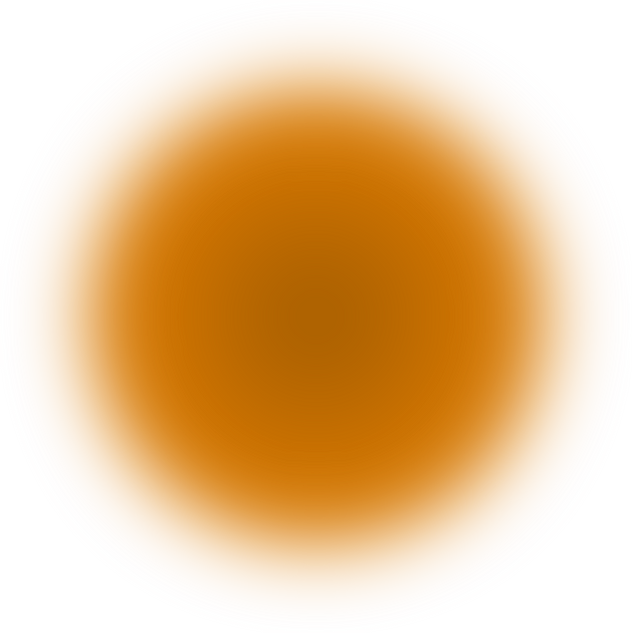 Orange circle blur element