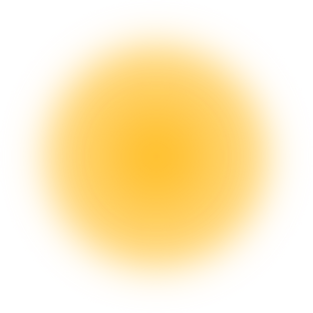 Orange circle blur element