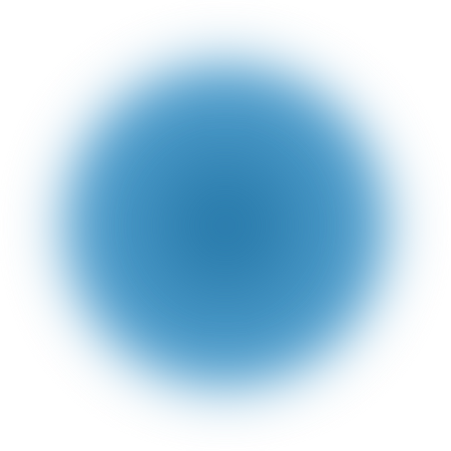 Blue circle blur element
